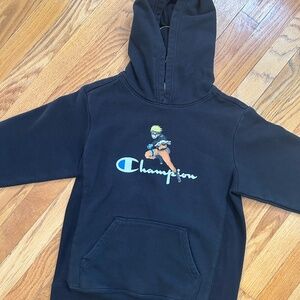 Naruto x Champion Hoodie-Size Youth M